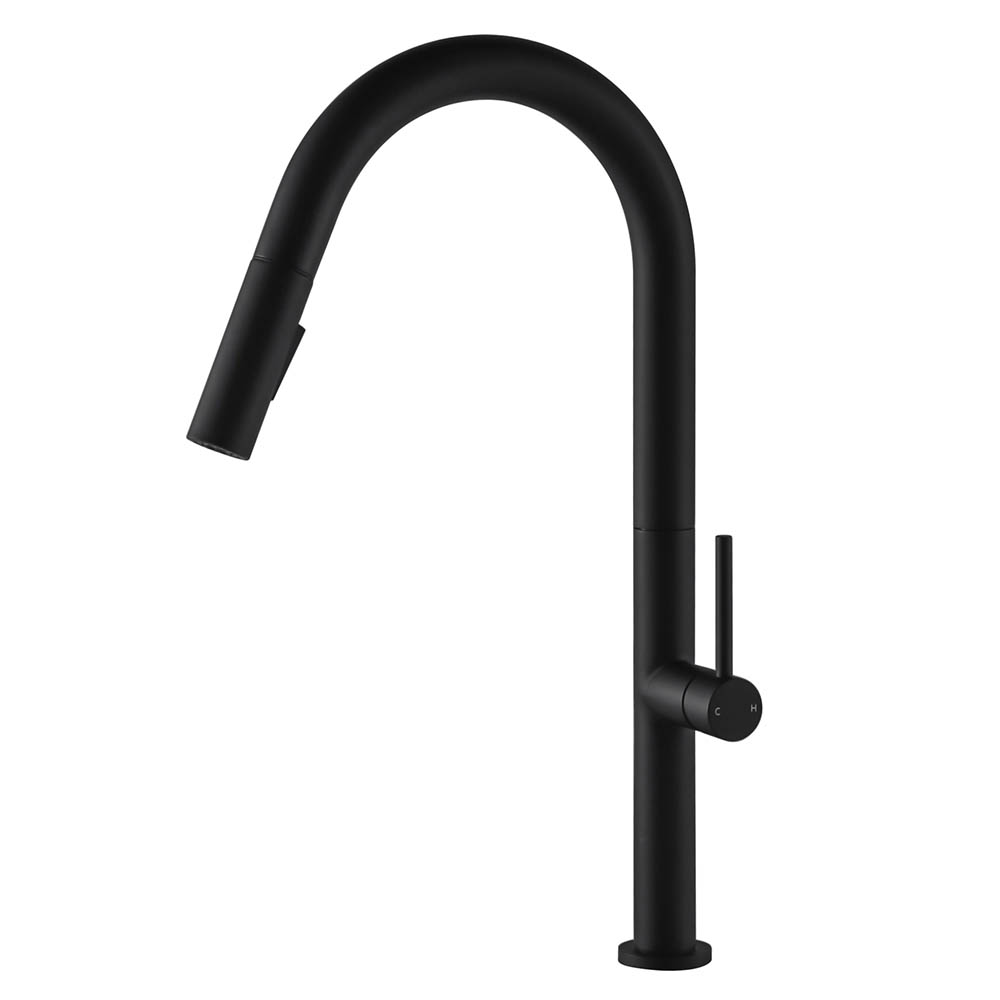 Grifo Cocina extraible monomando SOTO NEGRO mate - Imagen 2