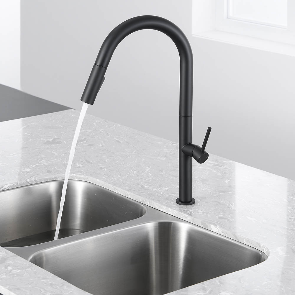 Grifo Cocina extraible monomando SOTO NEGRO mate - Imagen 3