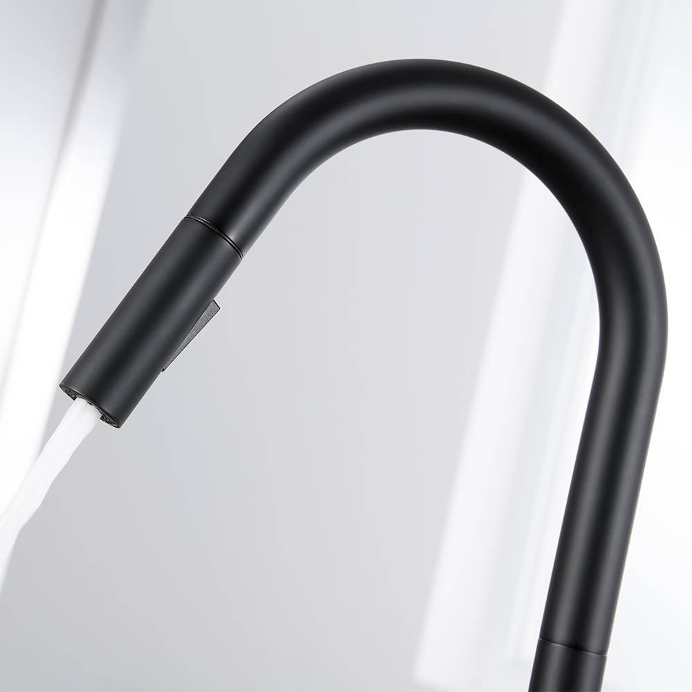 Grifo Cocina extraible monomando SOTO NEGRO mate - Imagen 8