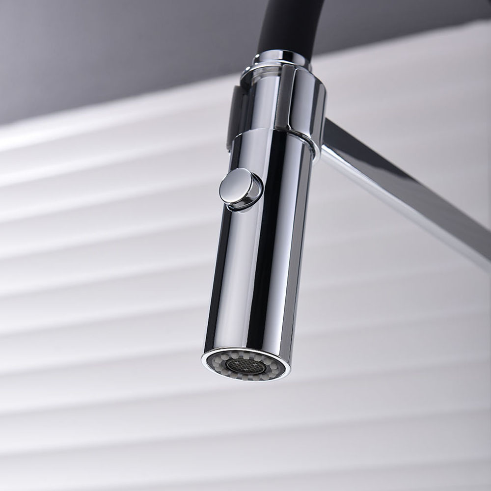 Grifo Cocina extraible monomando ARIZA CROMO brillo - Imagen 3