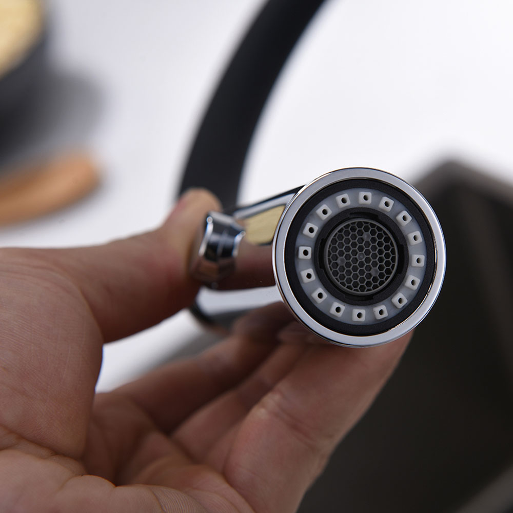 Grifo Cocina extraible monomando ARIZA CROMO brillo - Imagen 6