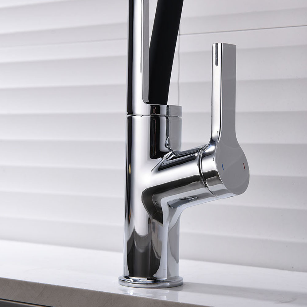 Grifo Cocina extraible monomando ARIZA CROMO brillo - Imagen 7