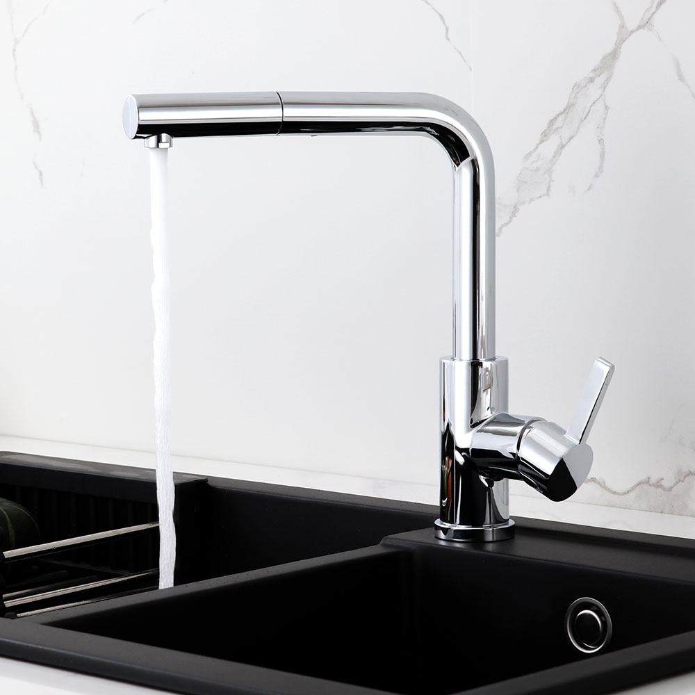 Grifo Cocina extraible monomando CAMPOS CROMO brillo - Imagen 3