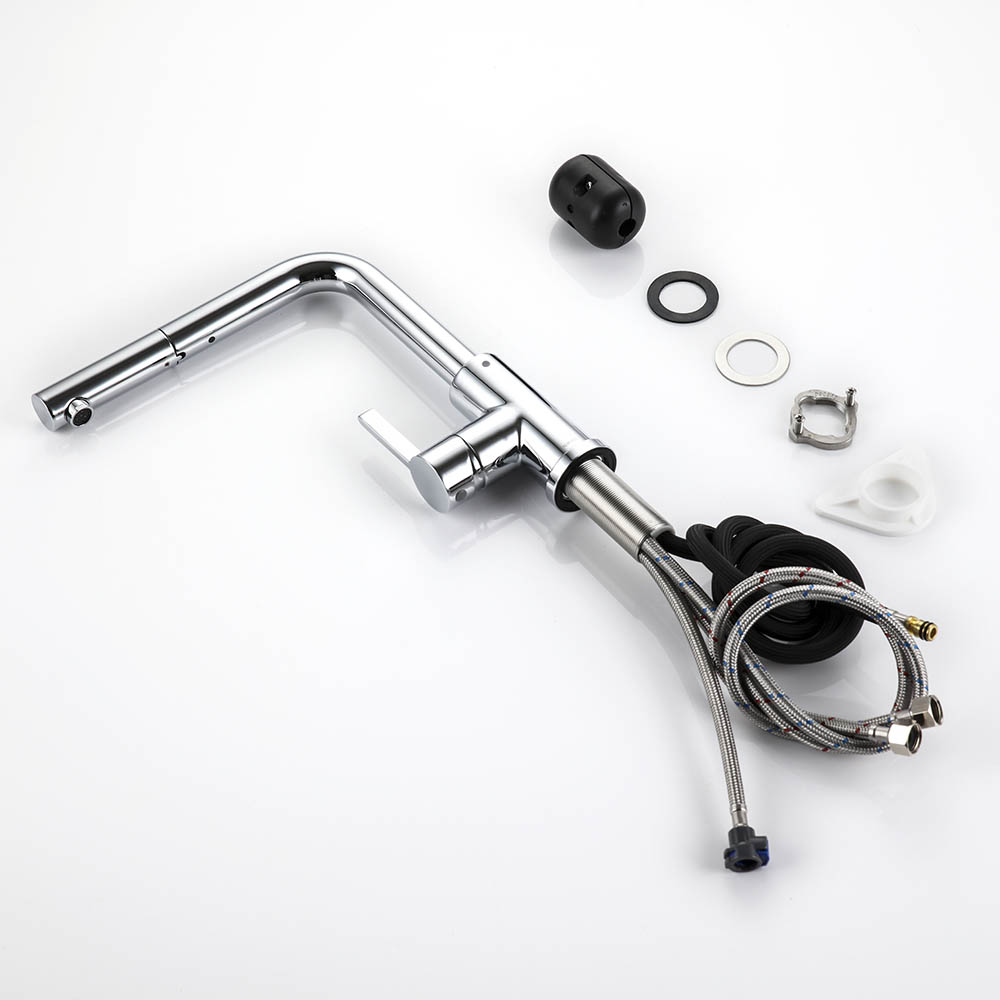 Grifo Cocina extraible monomando CAMPOS CROMO brillo - Imagen 7