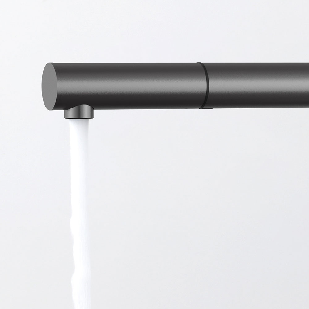 Grifo Cocina extraible monomando CAMPOS grafito / antracita mate - Imagen 3