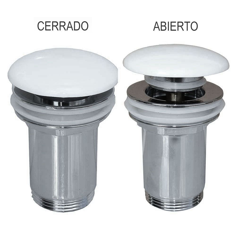 Válvula clic clac LAVABO BIDET CROMO brillo - Imagen 3