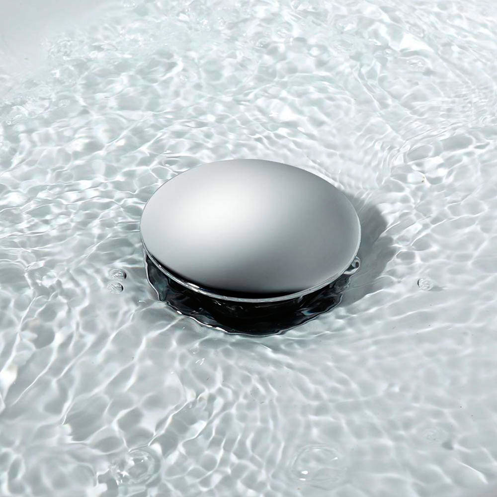 Válvula clic clac LAVABO BIDET NIQUEL cepillado - Imagen 2