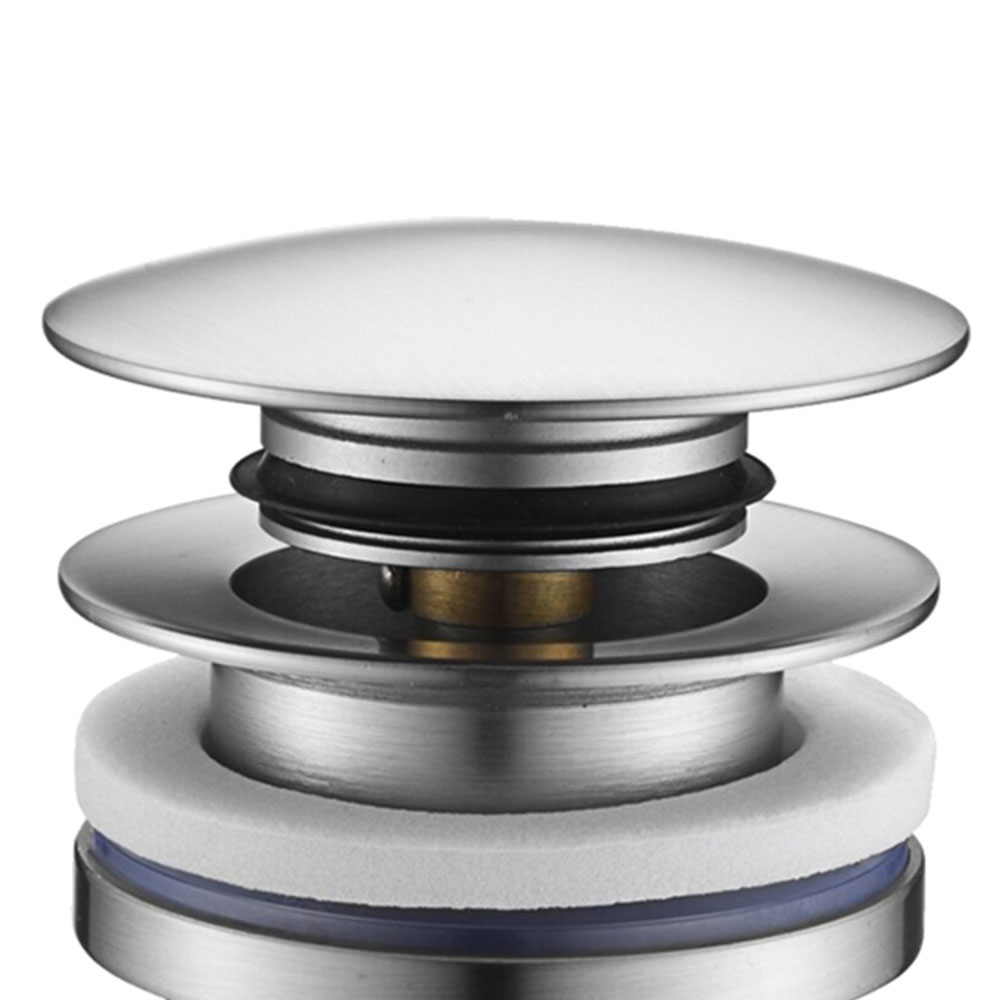 Válvula clic clac LAVABO BIDET NIQUEL cepillado - Imagen 3