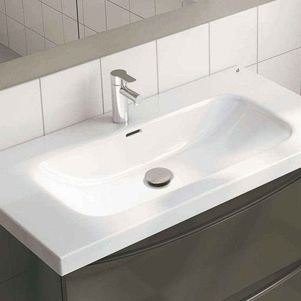 Válvula clic clac LAVABO BIDET NIQUEL cepillado - Imagen 4