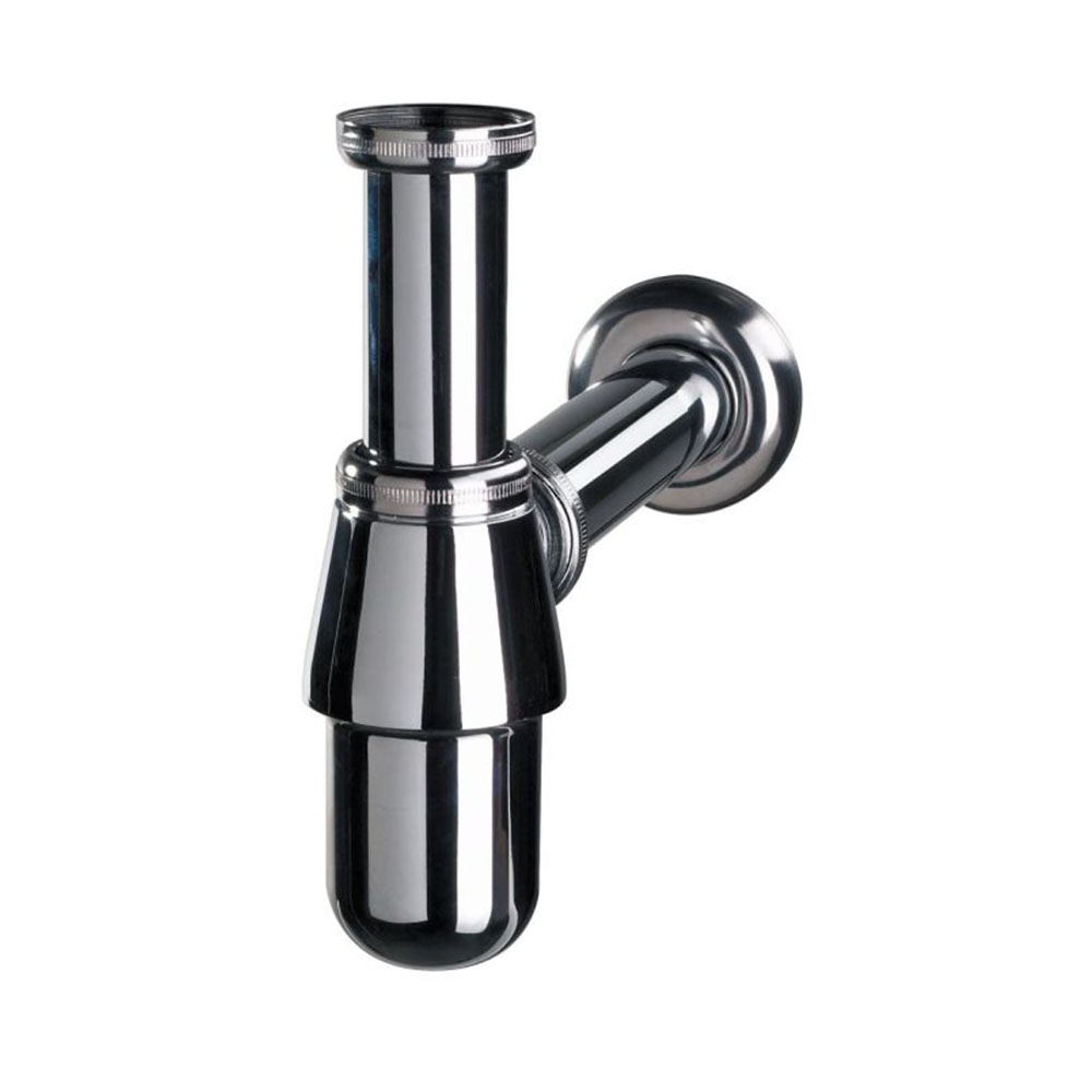 Sifon de Desagüe BOTELLA redondo CROMO brillo - Imagen 4