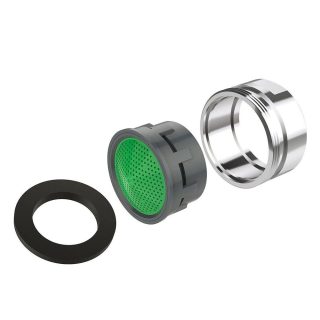 Perlizador atomizador de grifo macho CAJA 10 UNIDADES CROMO brillo