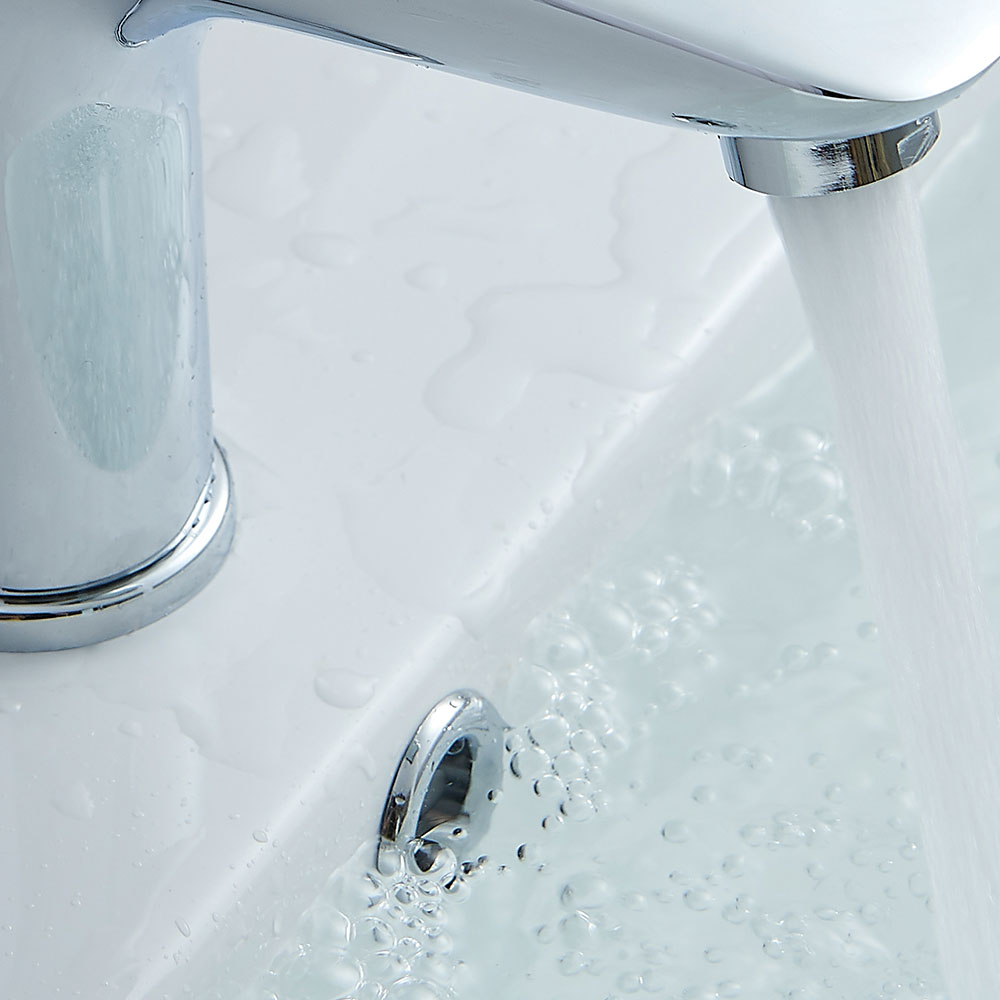 Embellecedor de Rebosadero del Lavabo redondo CROMO brillo fabricado en ABS - Imagen 3