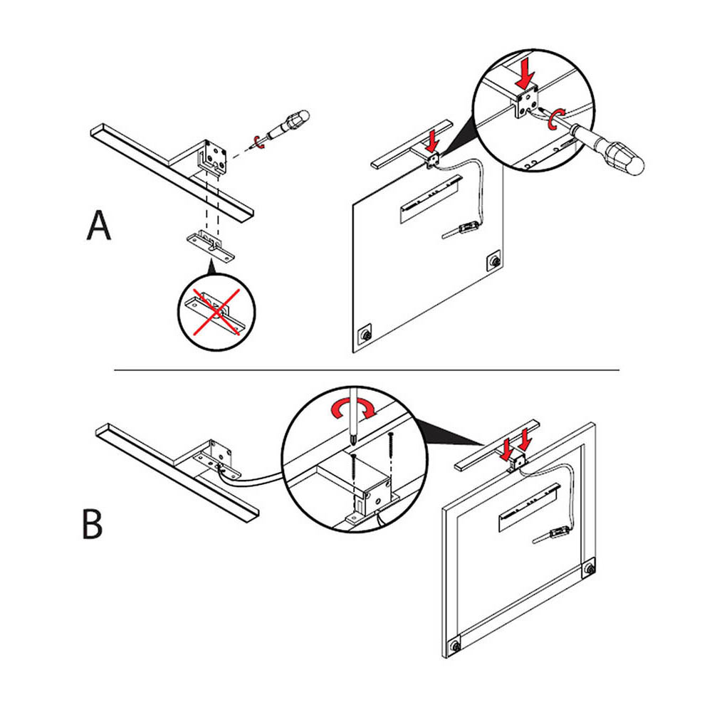 Aplique Led GUERRERO 10W de 30 cm CROMO brillo 6000 K fabricado en aluminio - Imagen 6