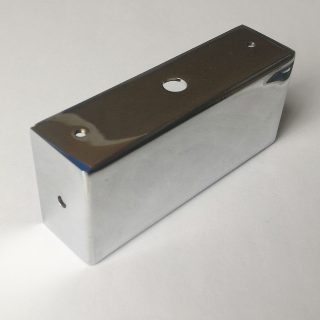 Soporte de pared aplique led CROMO brillo fabricado en ABS