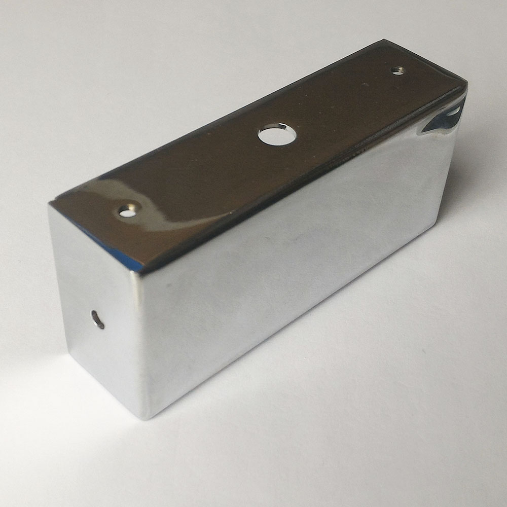 Soporte de pared aplique led CROMO brillo fabricado en ABS