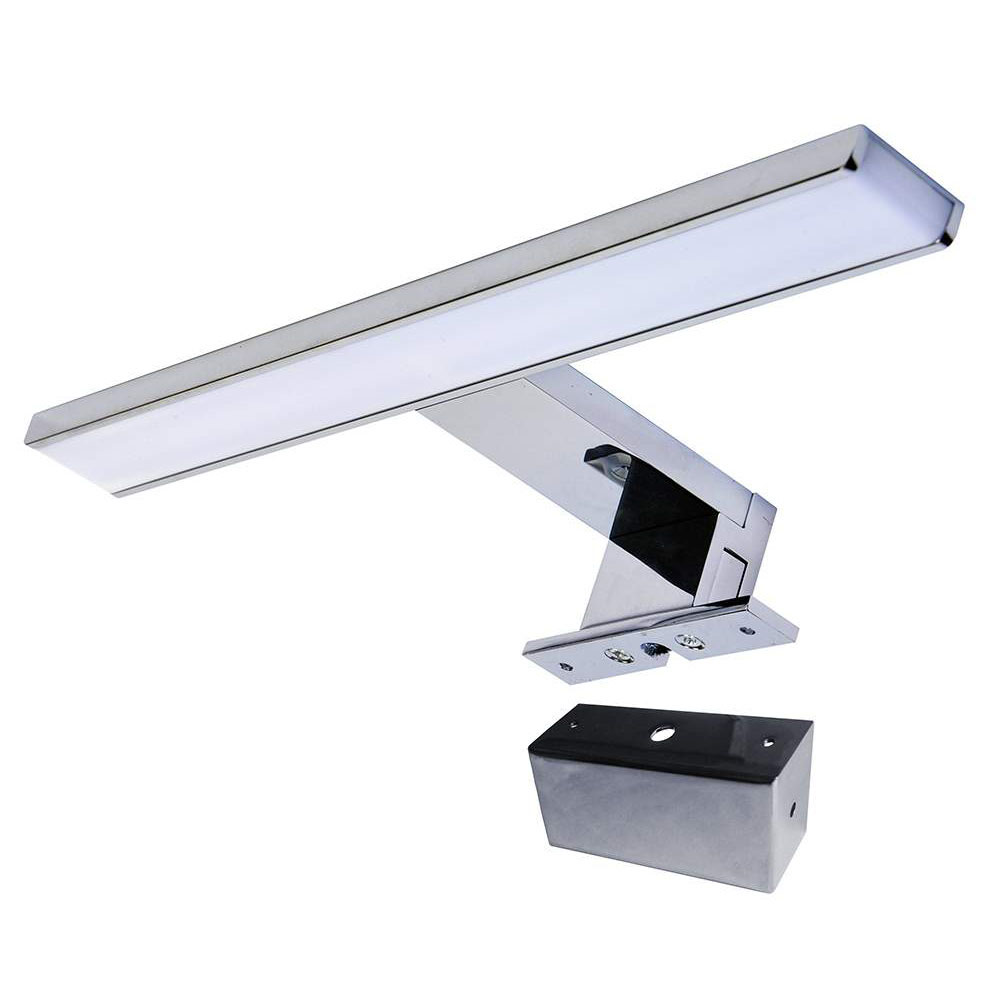 Soporte de pared aplique led CROMO brillo fabricado en ABS - Imagen 3
