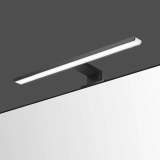 Aplique Led GUERRERO 12W de 45 cm NEGRO mate 6000 K fabricado en aluminio