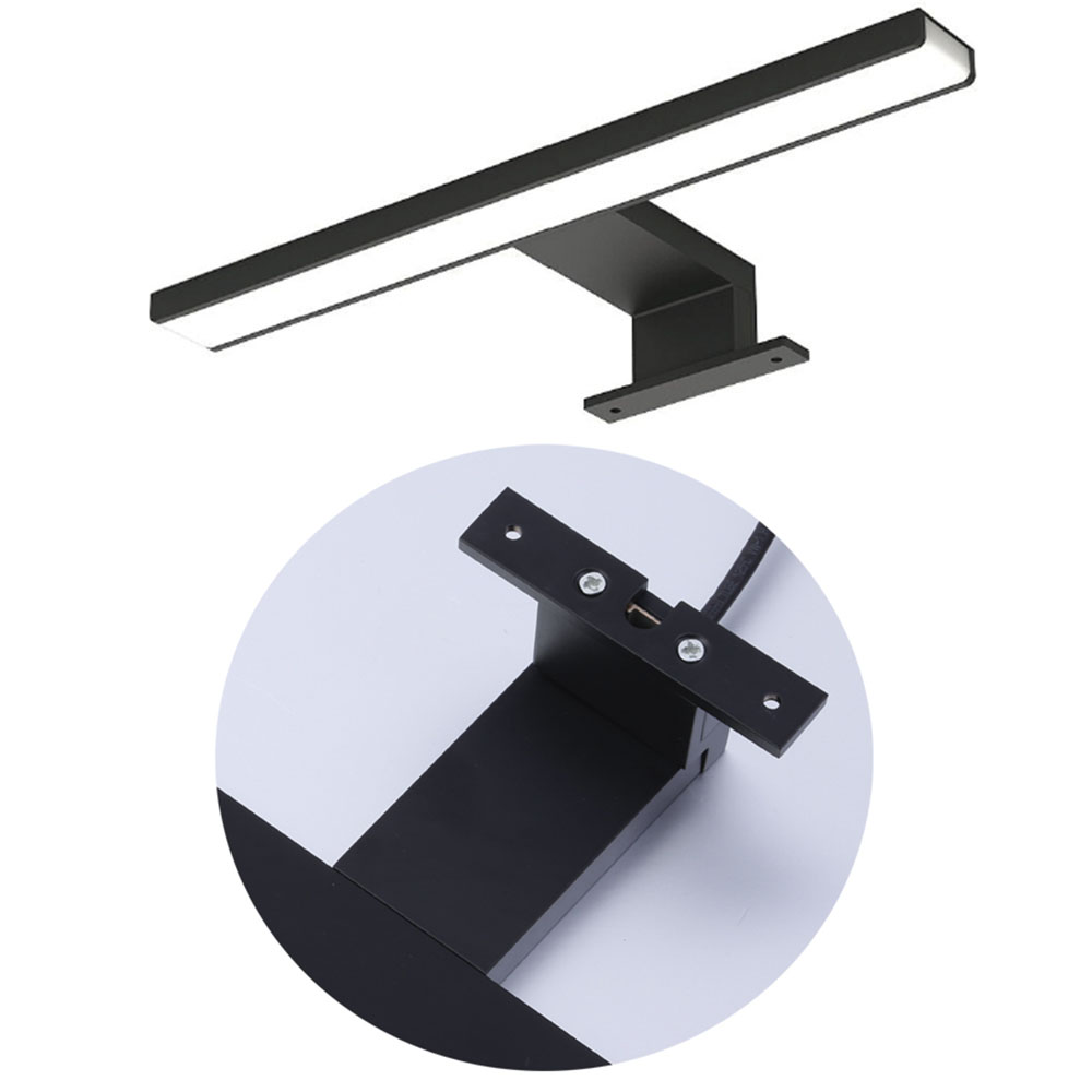 Aplique Led GUERRERO 12W de 45 cm NEGRO mate 6000 K fabricado en aluminio - Imagen 3