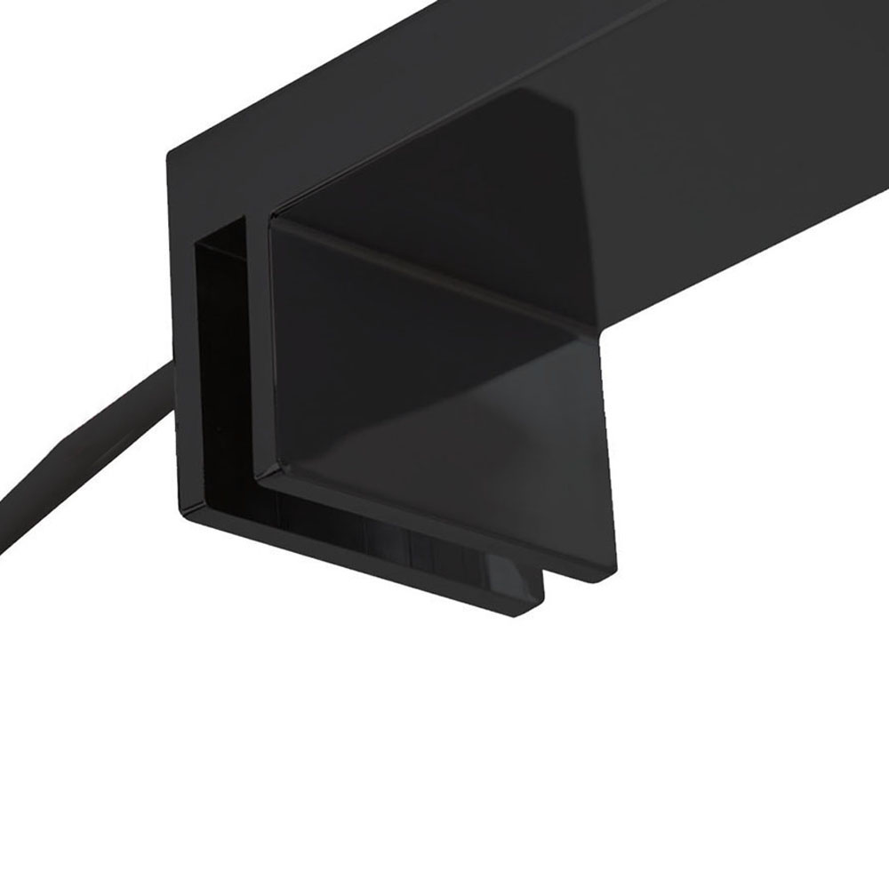 Aplique Led GUERRERO 12W de 45 cm NEGRO mate 6000 K fabricado en aluminio - Imagen 6