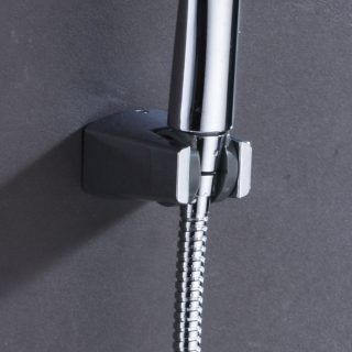 Soporte de ducha cónico CROMO brillo fabricado en ABS