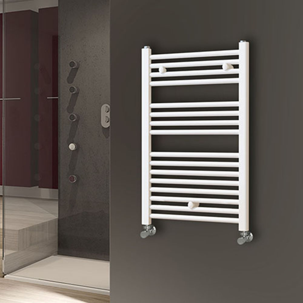 Secatoallas Radiador circuito calefacción de 80 cm x 50 cm BLANCO brillo - Imagen 7