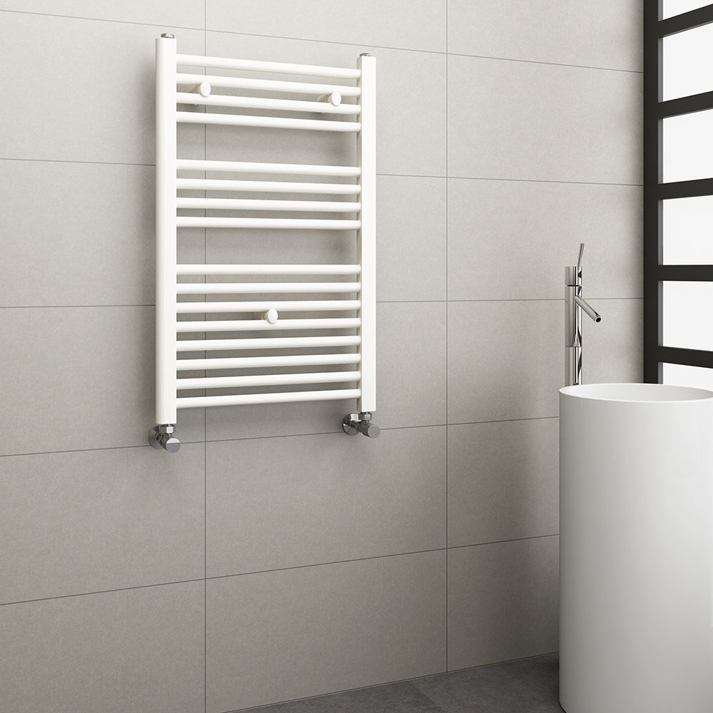 Secatoallas Radiador circuito calefacción de 80 cm x 50 cm BLANCO brillo - Imagen 9