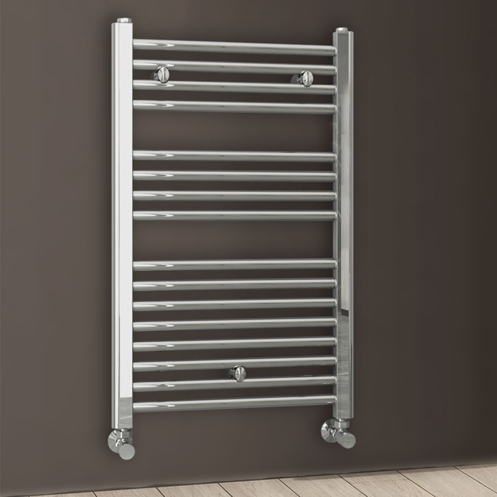 Secatoallas Radiador circuito calefacción de 80 cm x 50 cm CROMO brillo - Imagen 3