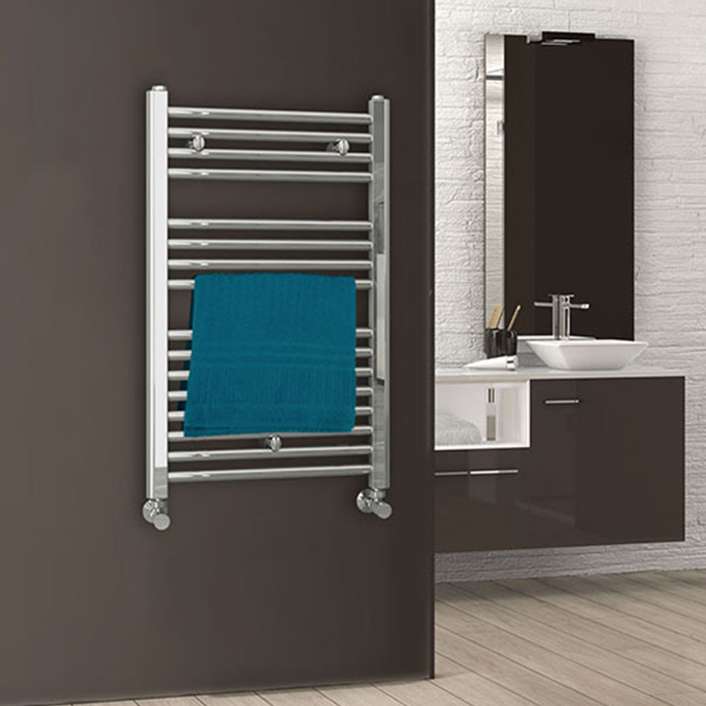 Secatoallas Radiador circuito calefacción de 80 cm x 50 cm CROMO brillo - Imagen 6