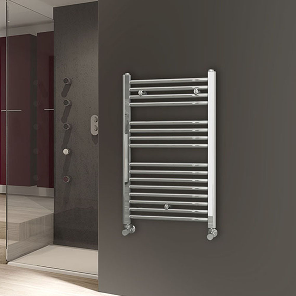 Secatoallas Radiador circuito calefacción de 80 cm x 50 cm CROMO brillo - Imagen 7