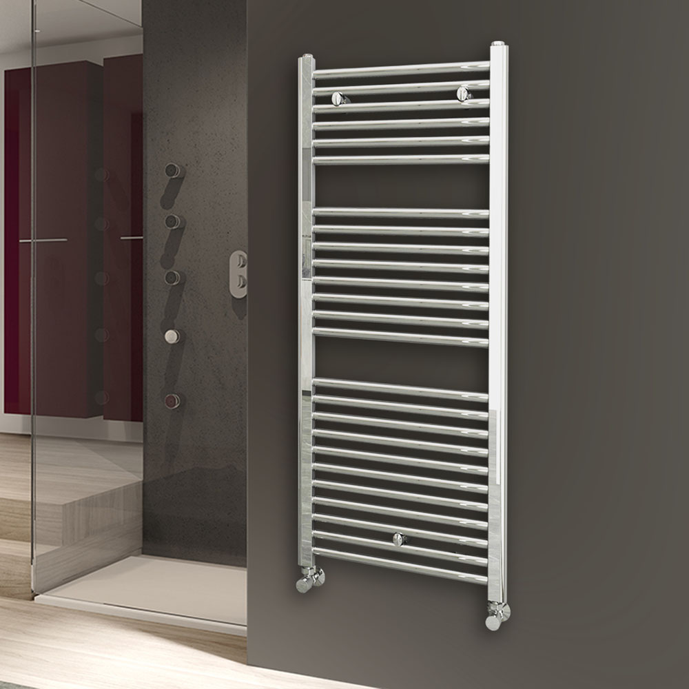Secatoallas Radiador circuito calefacción de 120 cm x 50 cm CROMO brillo