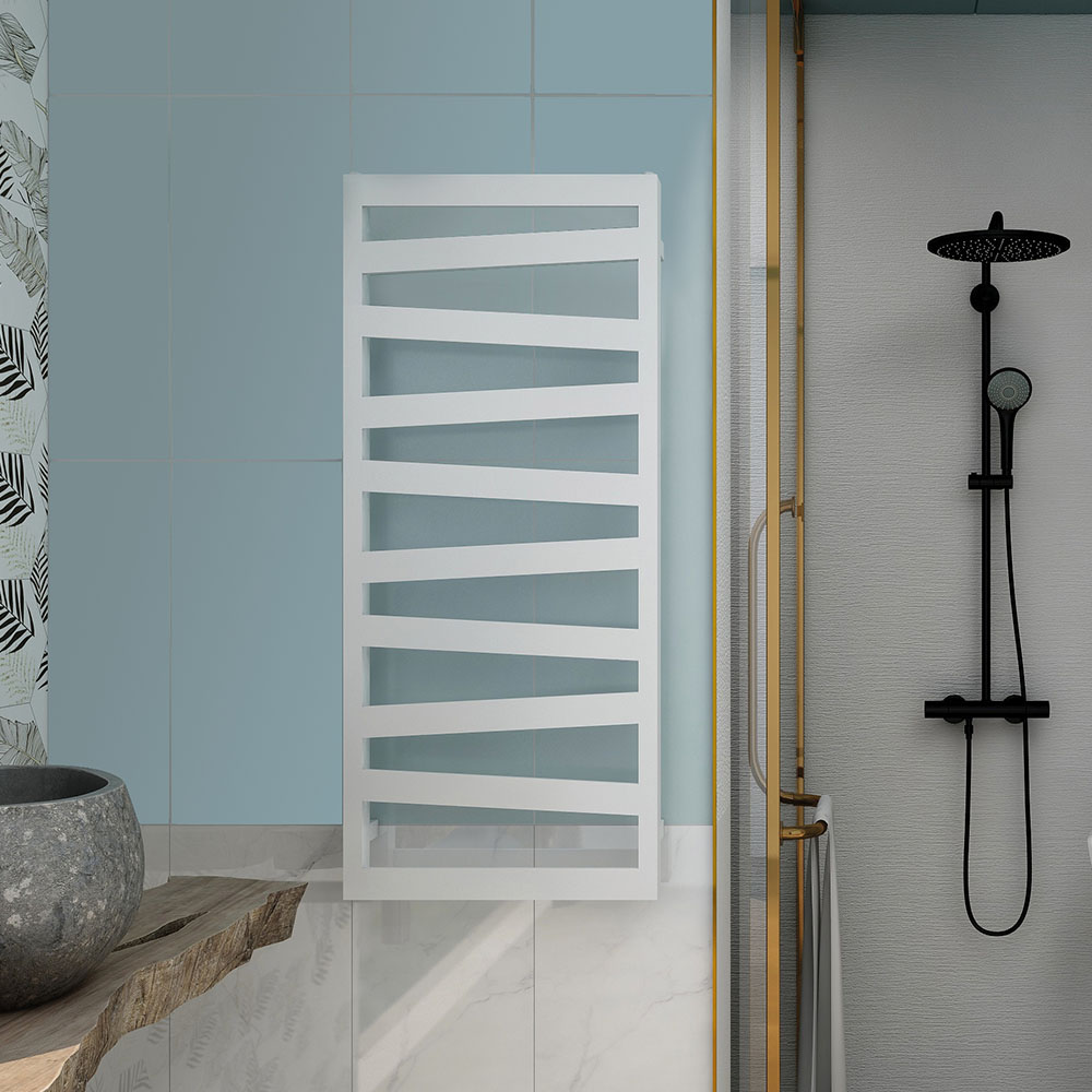 Secatoallas Radiador circuito calefacción INSIGNIA de 120 cm x 47 cm BLANCO brillo - Imagen 4