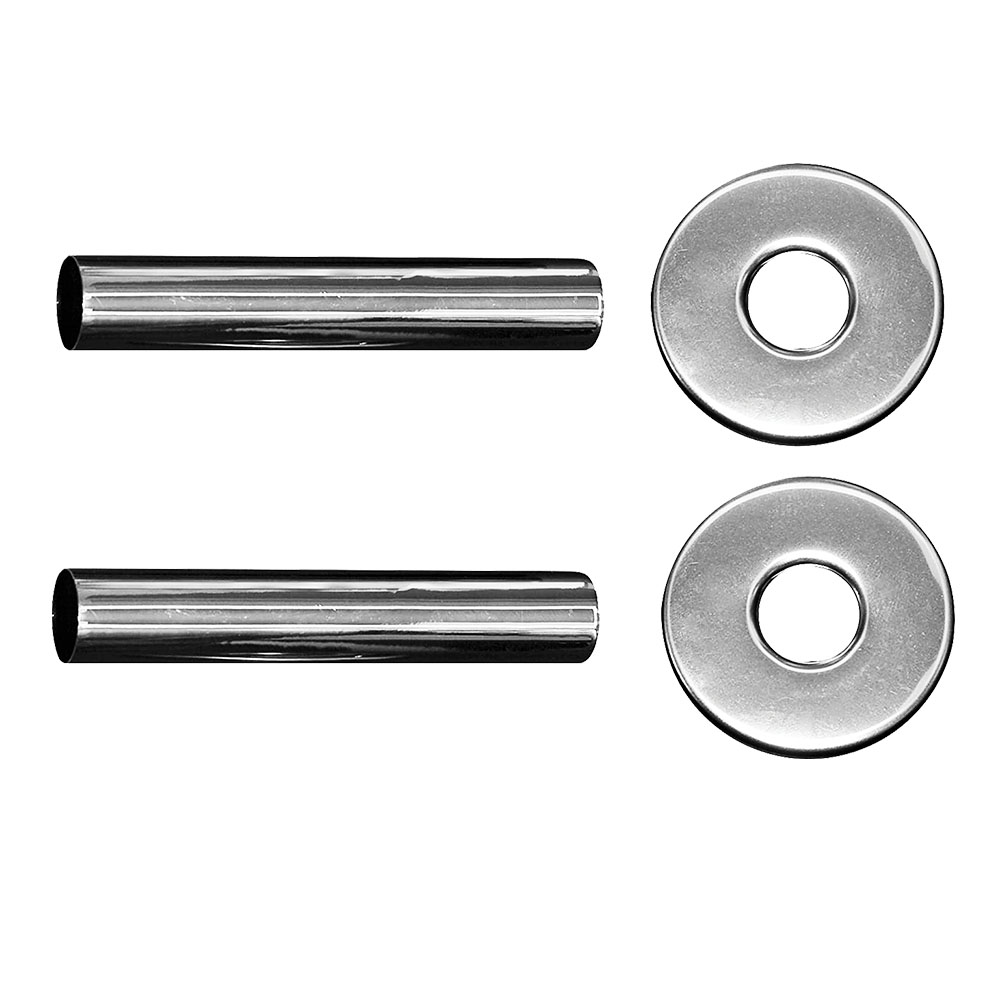 Kit Cubretubos SECATOALLAS redondo CROMO brillo - Imagen 3