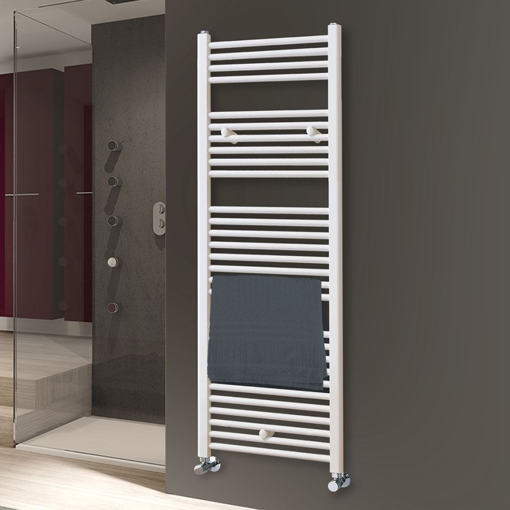 Secatoallas Radiador circuito calefacción de 150 cm x 50 cm BLANCO brillo - Imagen 4