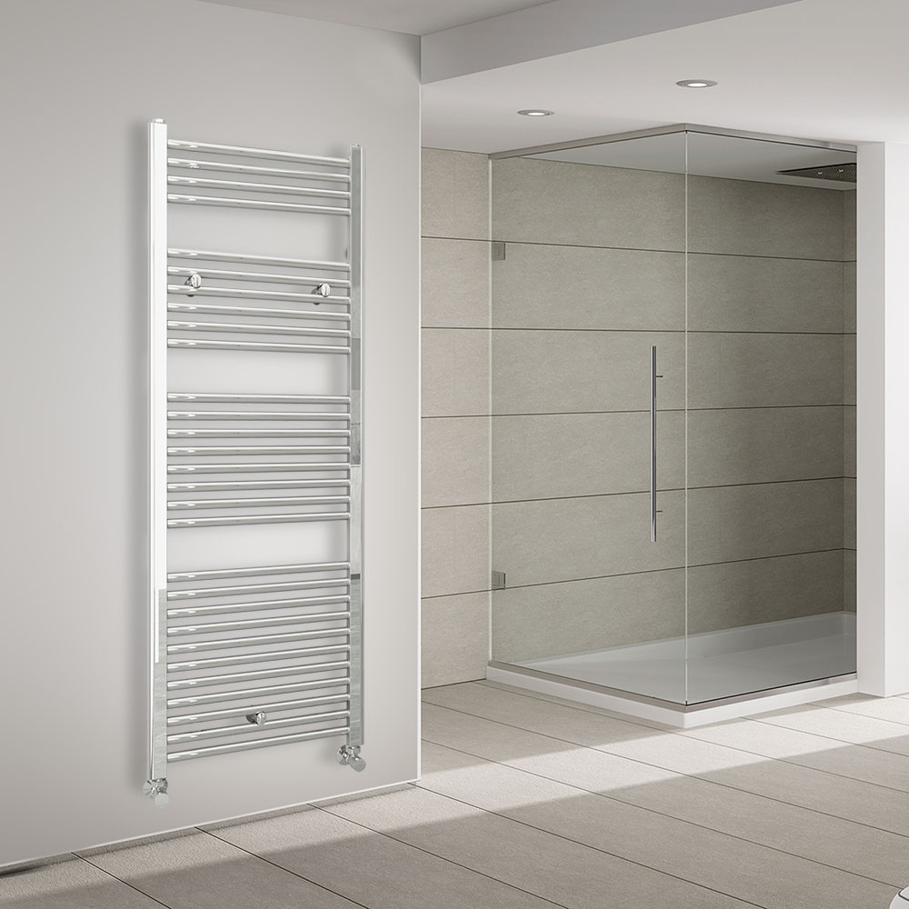 Secatoallas Radiador circuito calefacción de 150 cm x 50 cm CROMO brillo