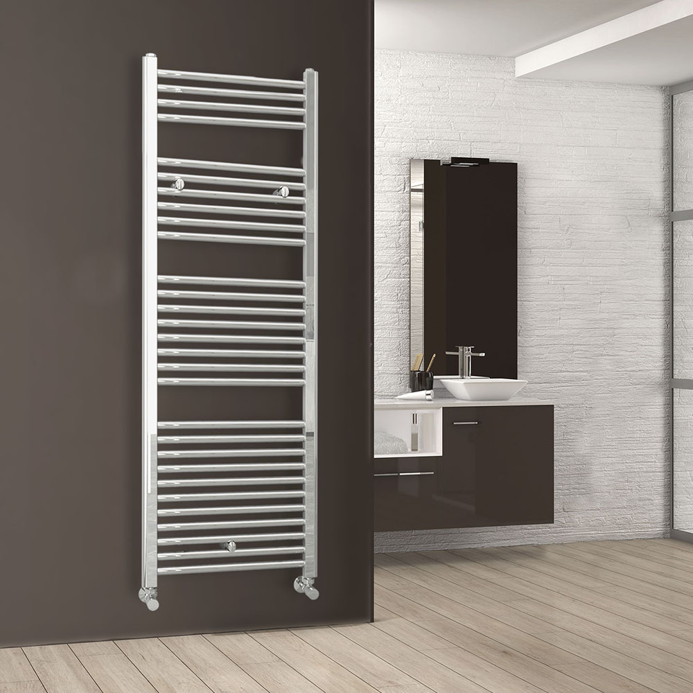 Secatoallas Radiador circuito calefacción de 150 cm x 50 cm CROMO brillo - Imagen 9