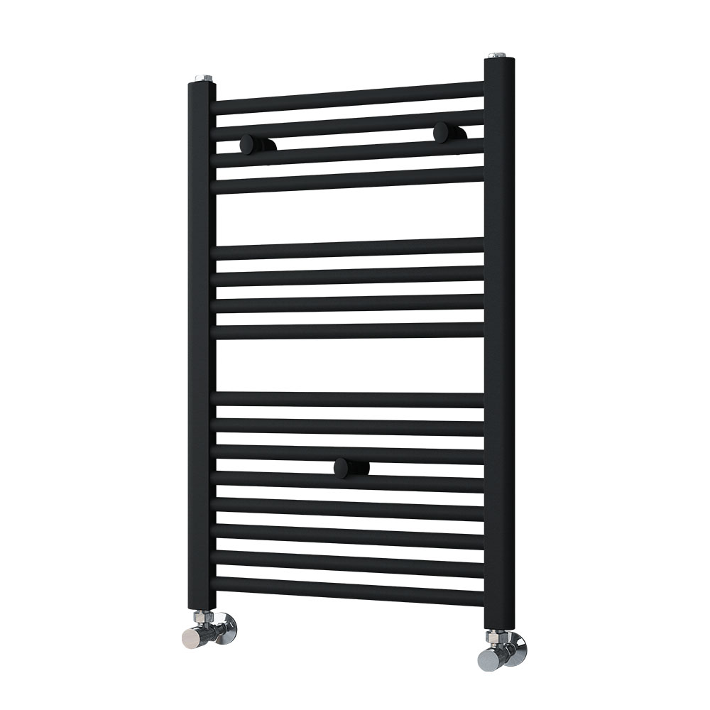 Secatoallas Radiador circuito calefacción de 80 cm x 50 cm NEGRO mate - Imagen 2