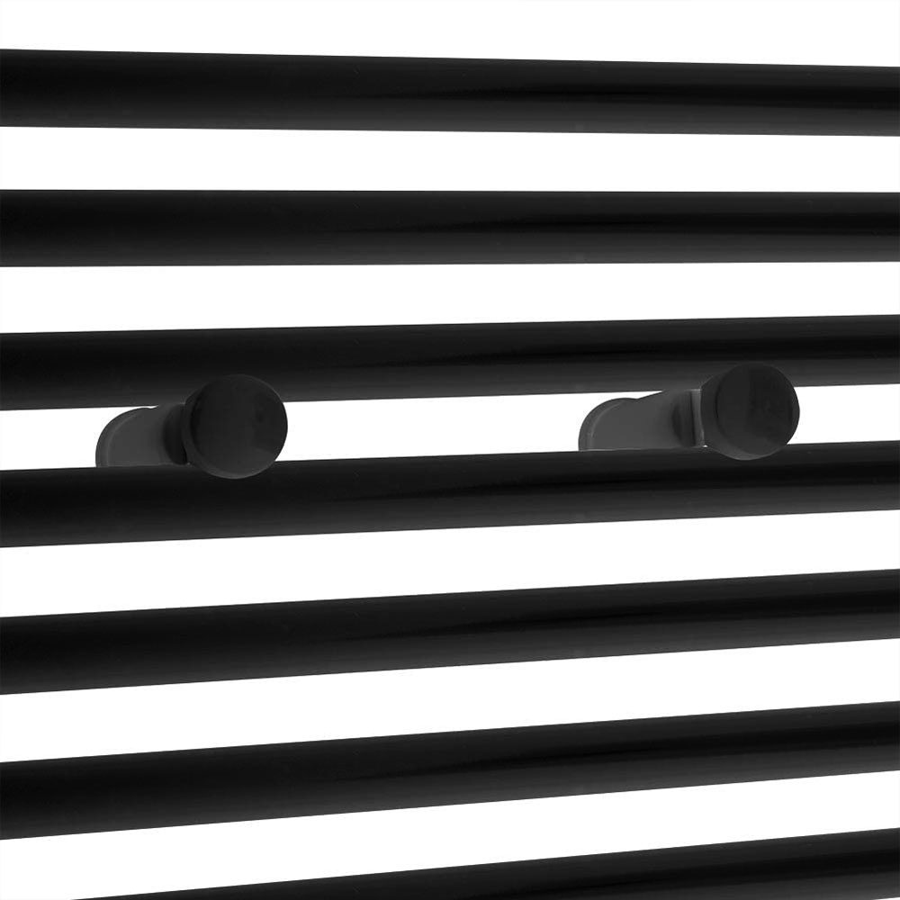 Set Soportes radiador SECATOALLAS NEGRO mate fabricado en ABS - Imagen 3