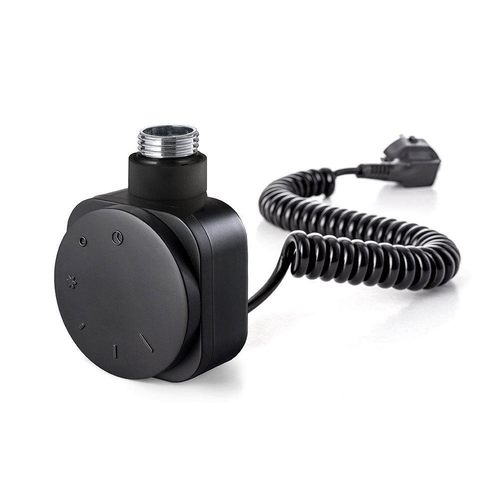 Secatoallas Radiador eléctrico de 80 cm x 50 cm NEGRO mate - Imagen 2