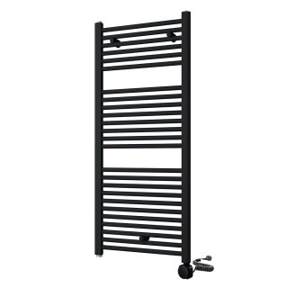 Secatoallas Radiador eléctrico de 120 cm x 50 cm NEGRO mate