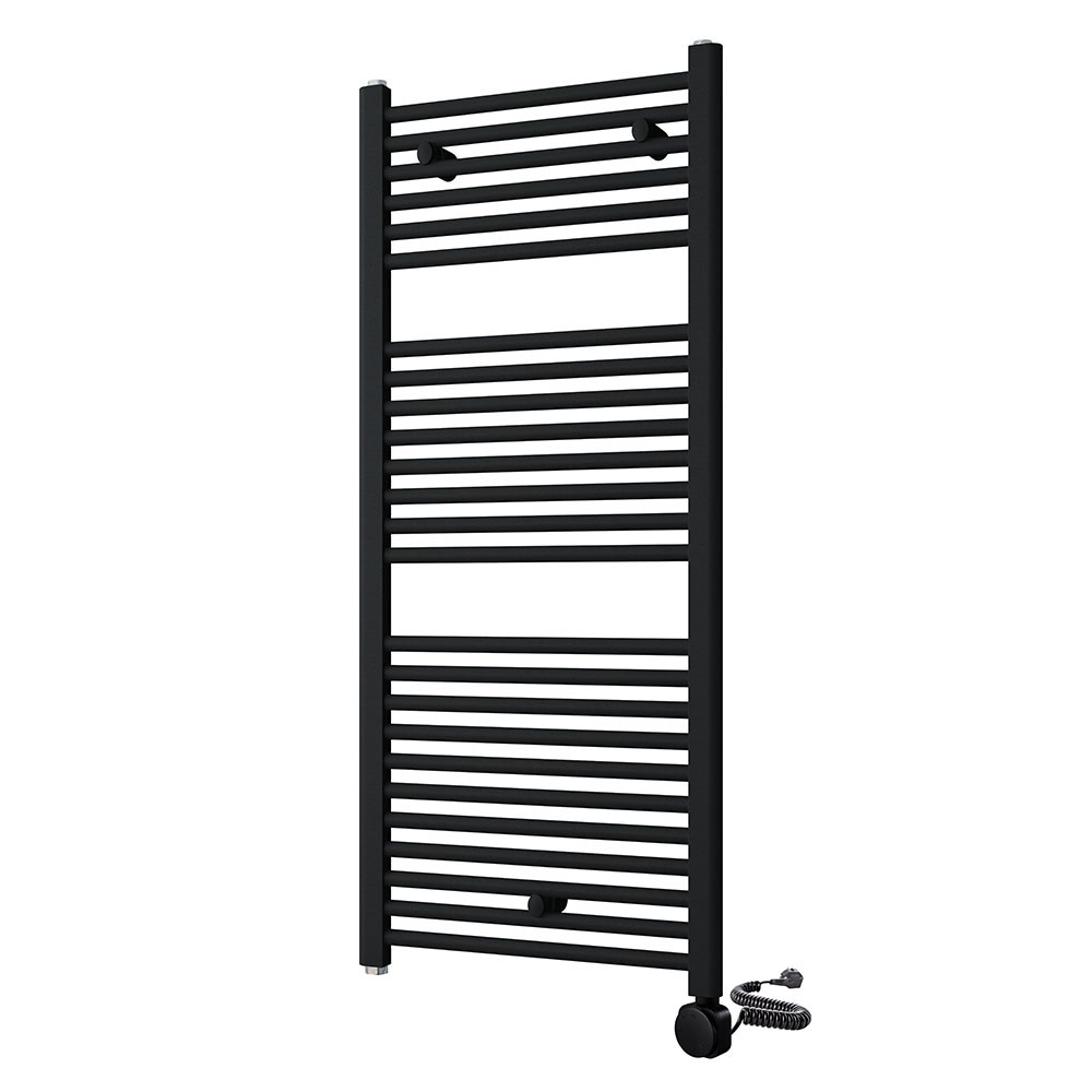 Secatoallas Radiador eléctrico de 120 cm x 50 cm NEGRO mate