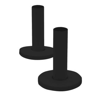 Kit Cubretubos SECATOALLAS redondo NEGRO mate