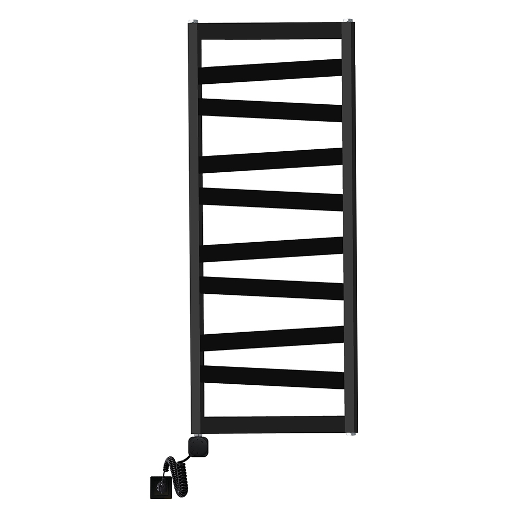 Secatoallas Radiador eléctrico SCALA de 120 cm x 47 cm NEGRO mate - Imagen 2