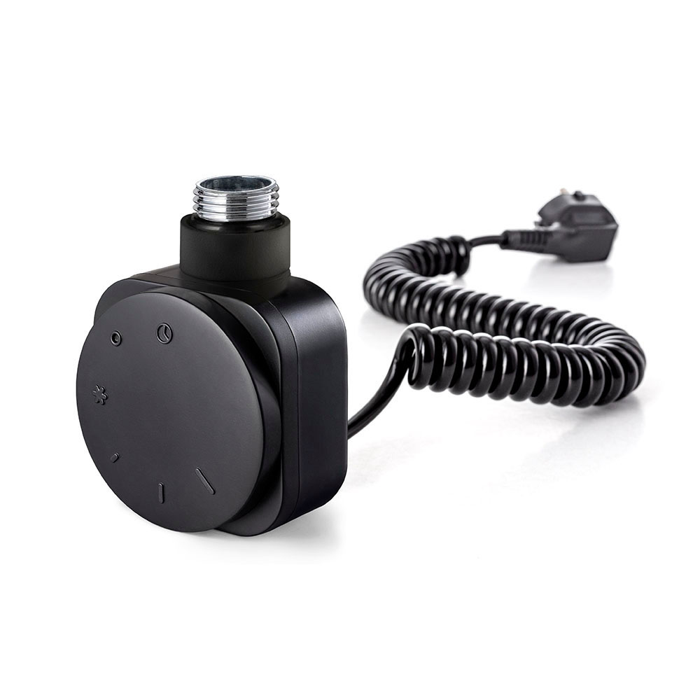 Secatoallas Radiador eléctrico SCALA de 120 cm x 47 cm NEGRO mate - Imagen 3