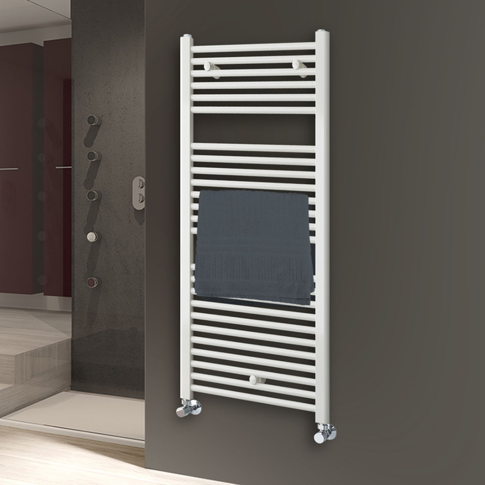 Secatoallas Radiador circuito calefacción ESPECIAL de 120 cm x 45 cm BLANCO brillo - Imagen 3