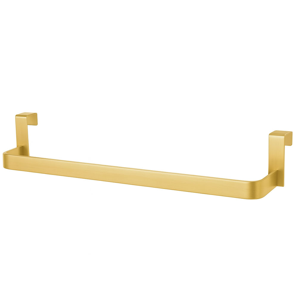 Toallero sin taladros de 36 cm ORO CEPILLADO - Imagen 2
