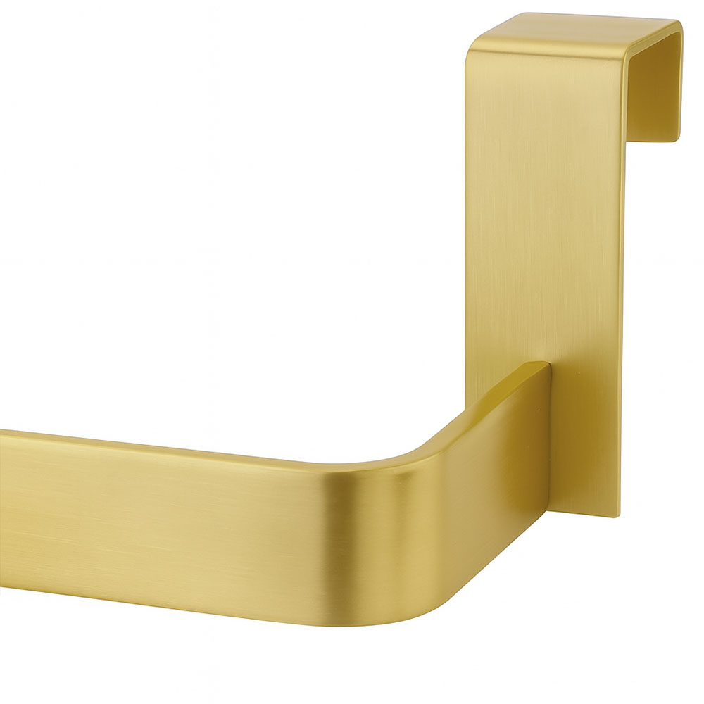 Toallero sin taladros de 36 cm ORO CEPILLADO - Imagen 4