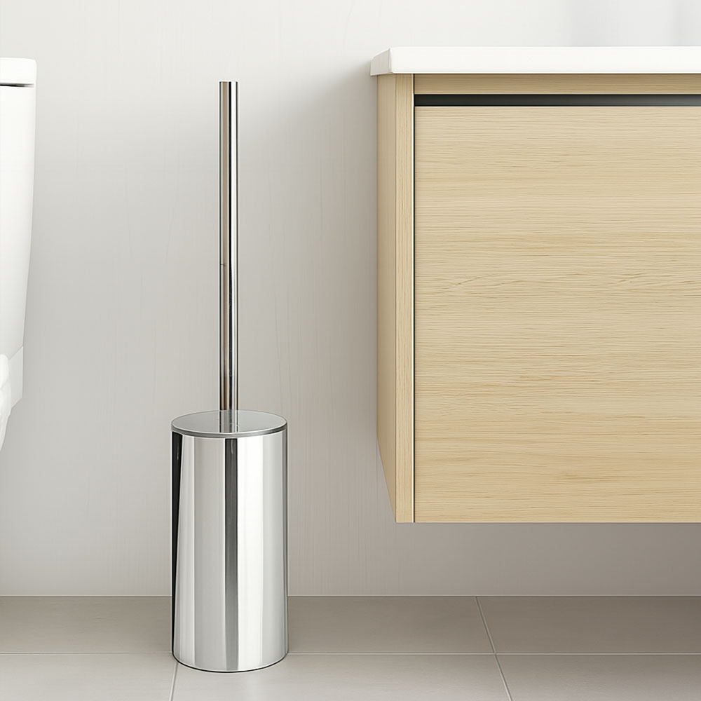 Escobillero redondo cromo brillo - Imagen 4