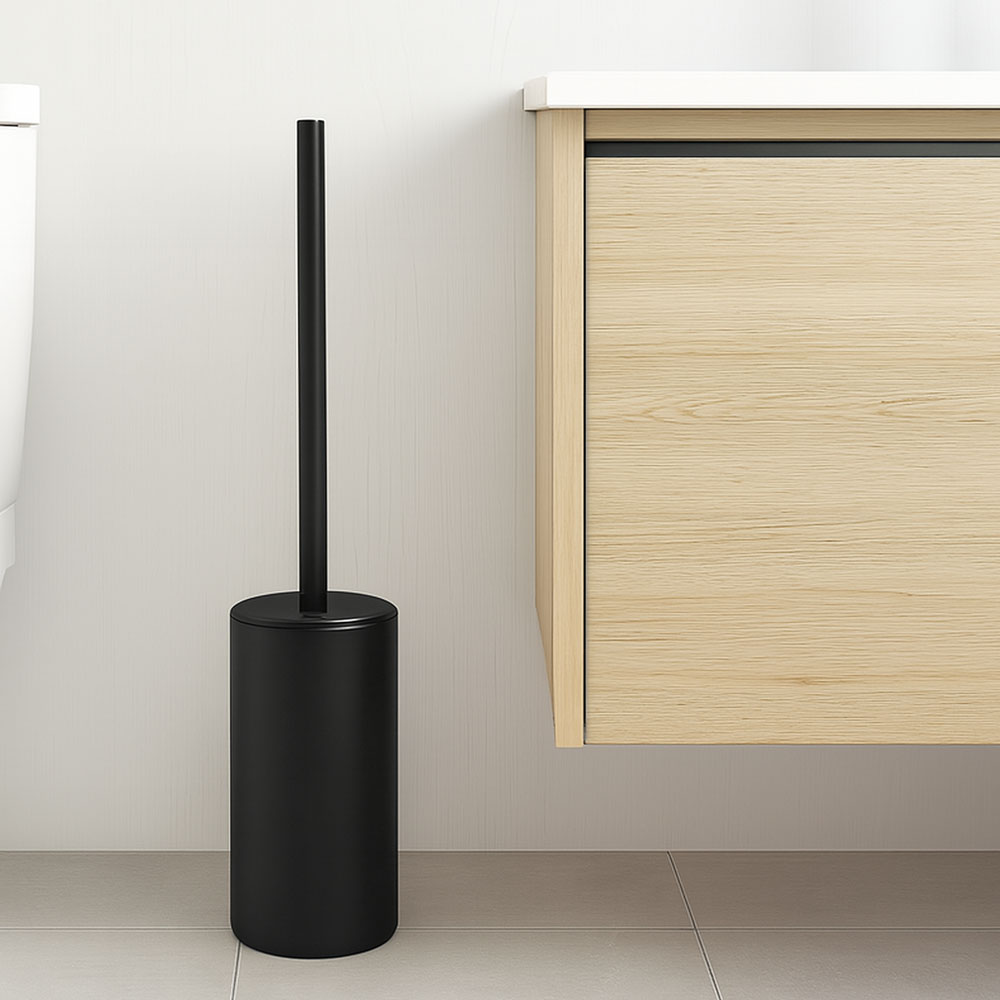 Escobillero redondo NEGRO MATE - Imagen 4