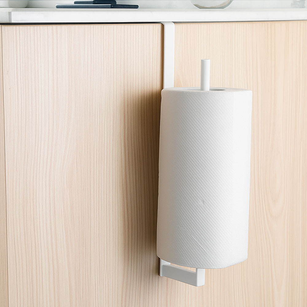 Percha lateral portarrollos BLANCO MATE