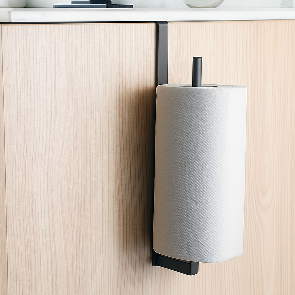 Percha lateral portarrollos GUN METAL